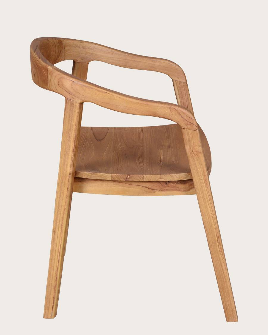 Charline - Lot de 2 chaises Charline en teck massif - UNIQKA - Imagen 6