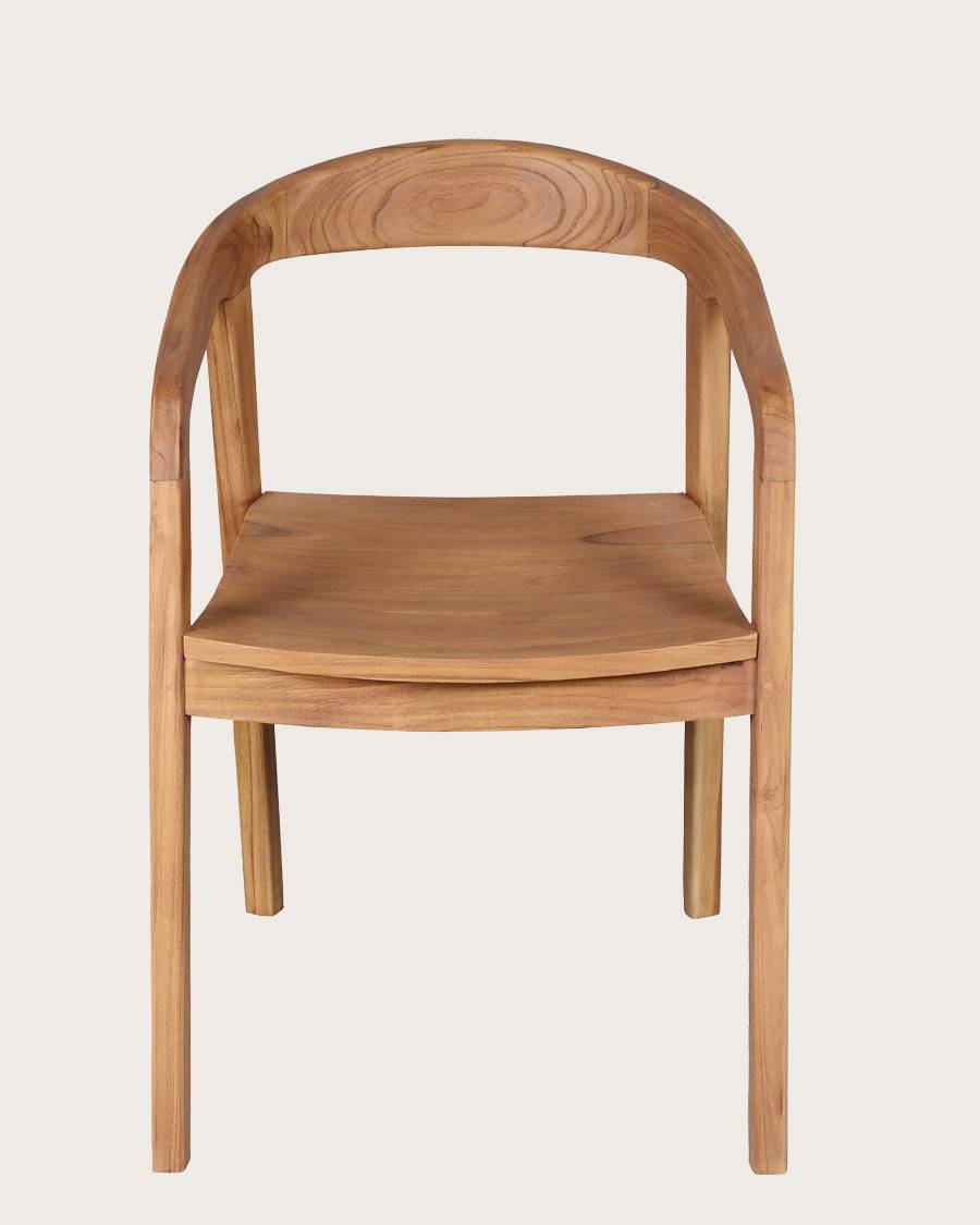 Charline - Lot de 2 chaises Charline en teck massif - UNIQKA - Imagen 3
