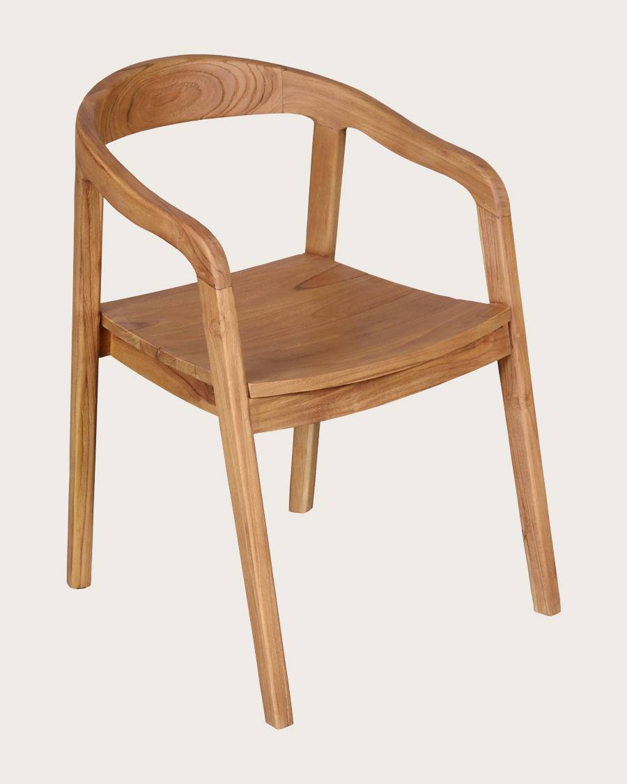Charline - Lot de 2 chaises Charline en teck massif - UNIQKA - Imagen 5