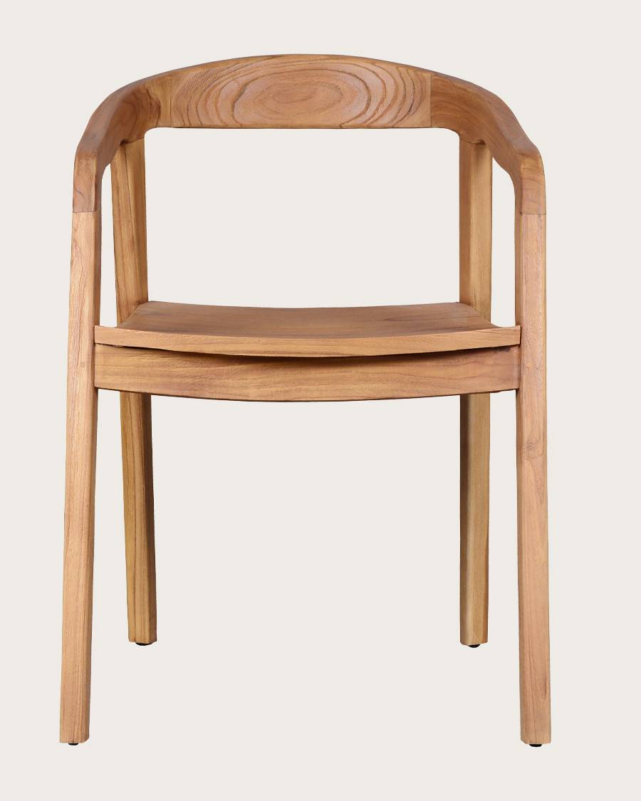 Charline - Lot de 2 chaises Charline en teck massif - UNIQKA - Imagen 4