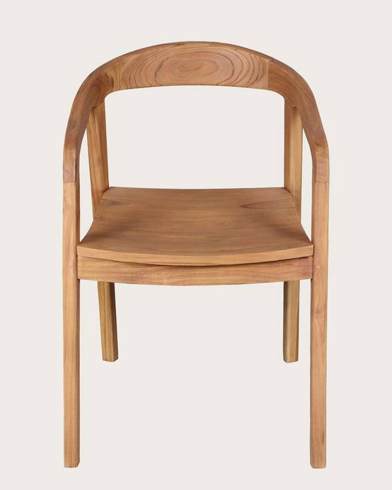 Charline - Lot de 2 chaises Charline en teck massif - UNIQKA - Imagen 10