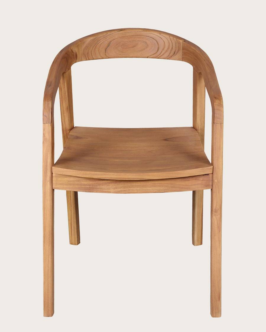 Charline - Lot de 2 chaises Charline en teck massif - UNIQKA - Imagen 10