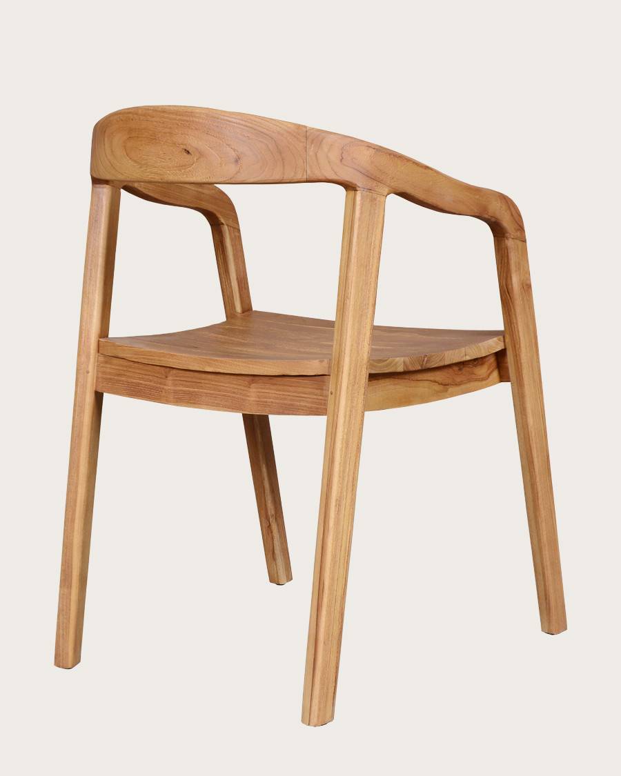 Charline - Lot de 2 chaises Charline en teck massif - UNIQKA - Imagen 8