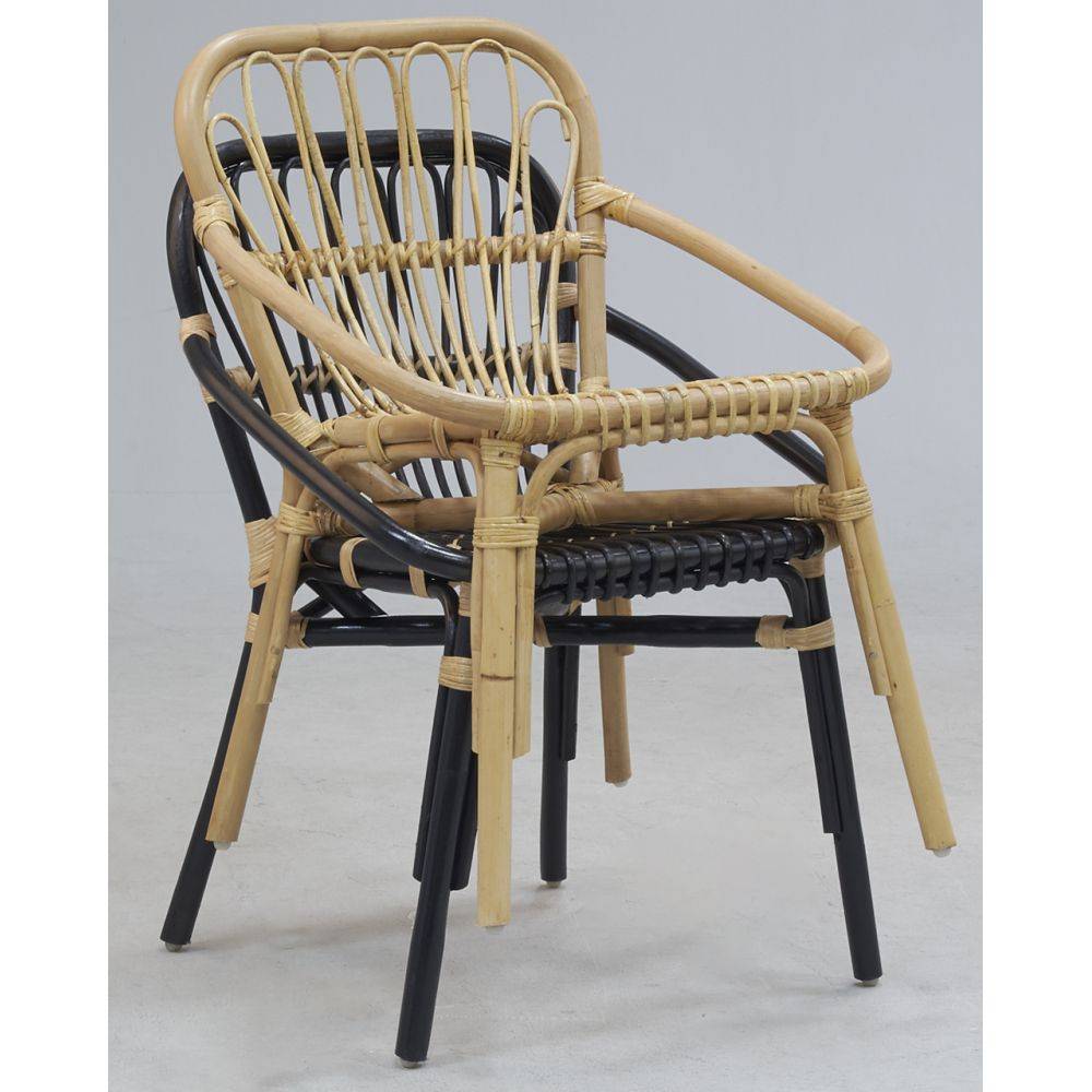 Aubry Gaspard - Chaise en rotin Backa - Imagen 4