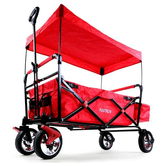 FUXTEC - Chariot de transport enfant - Rouge - FUXTEC City Cruiser - pliable charge 75 kg - Image 1