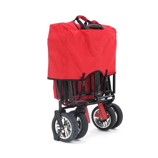 FUXTEC - Chariot de transport enfant - Rouge - FUXTEC City Cruiser - pliable charge 75 kg - Image 4