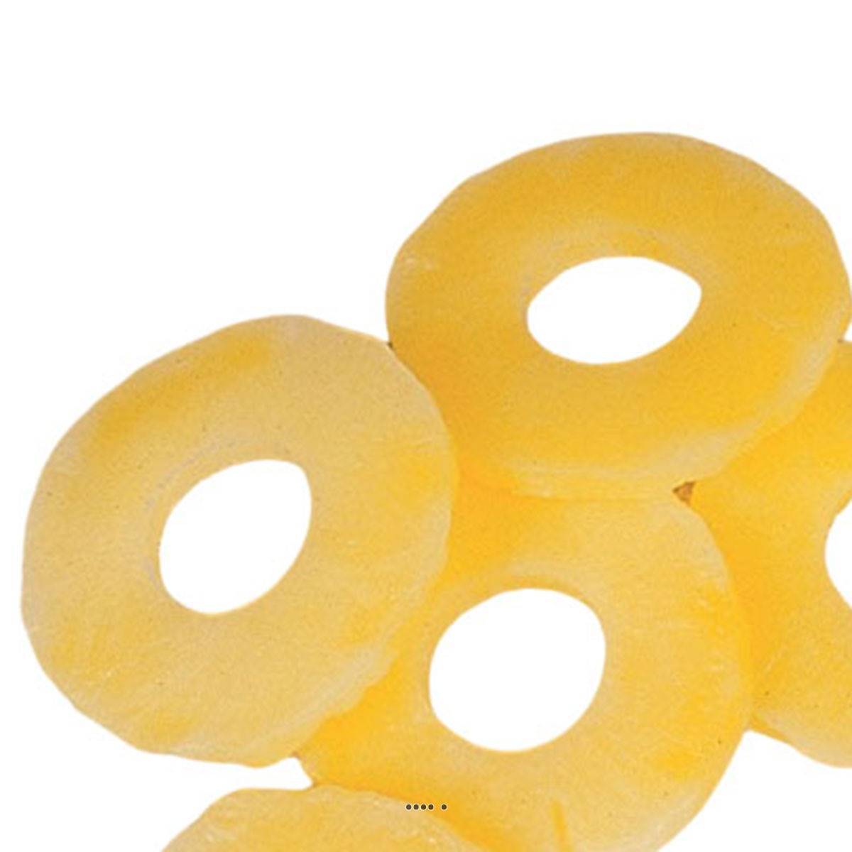 Artificielles - Tranches d Ananas artificiel en lot de 6 en Plastique soufflé D 80 mm - Imagen 3