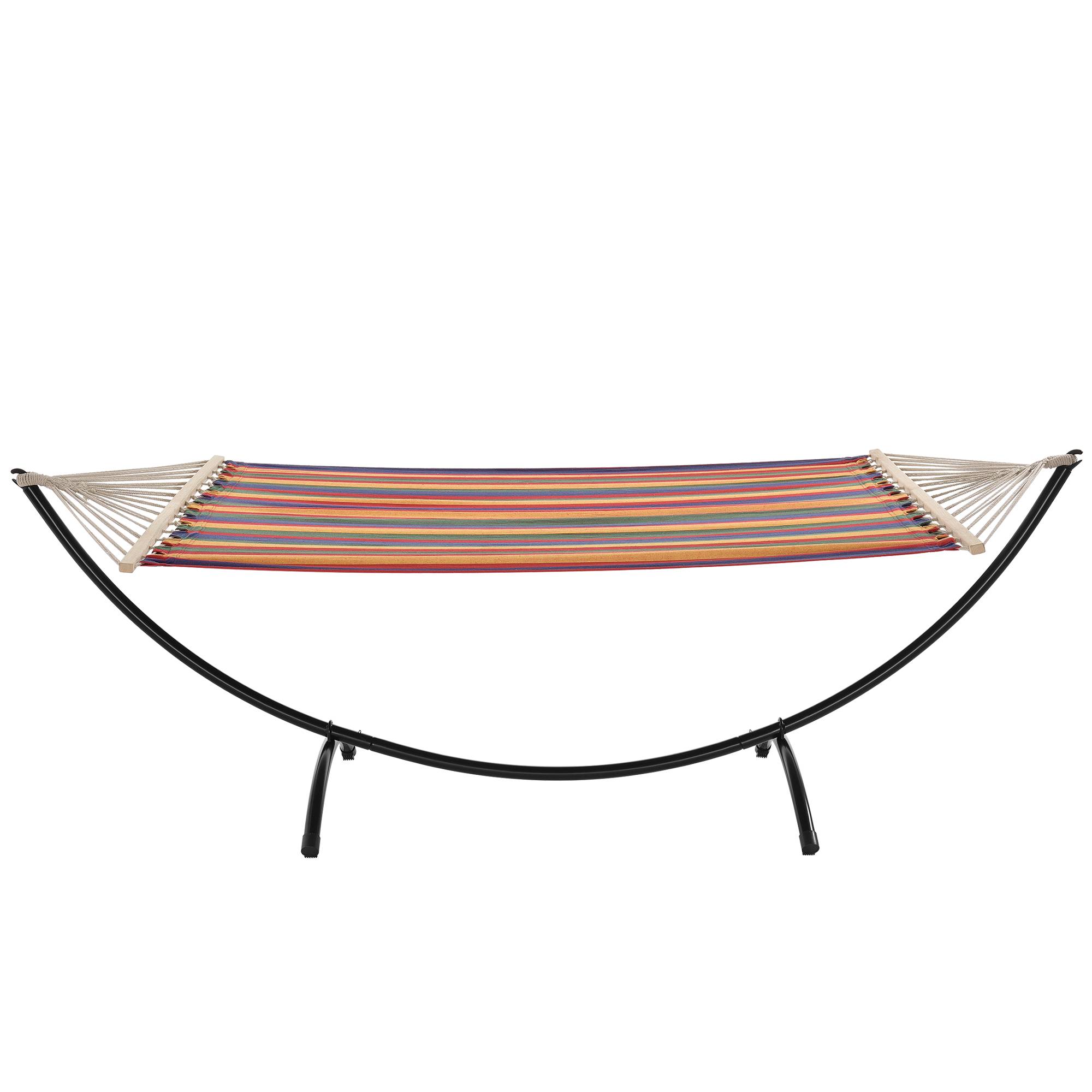 Casa.Pro - Hamac avec Structure Kungälv Capacité Jusqu'à 200 kg 200/220 x 150 cm Multicolore [casa.pro] - Imagen 3