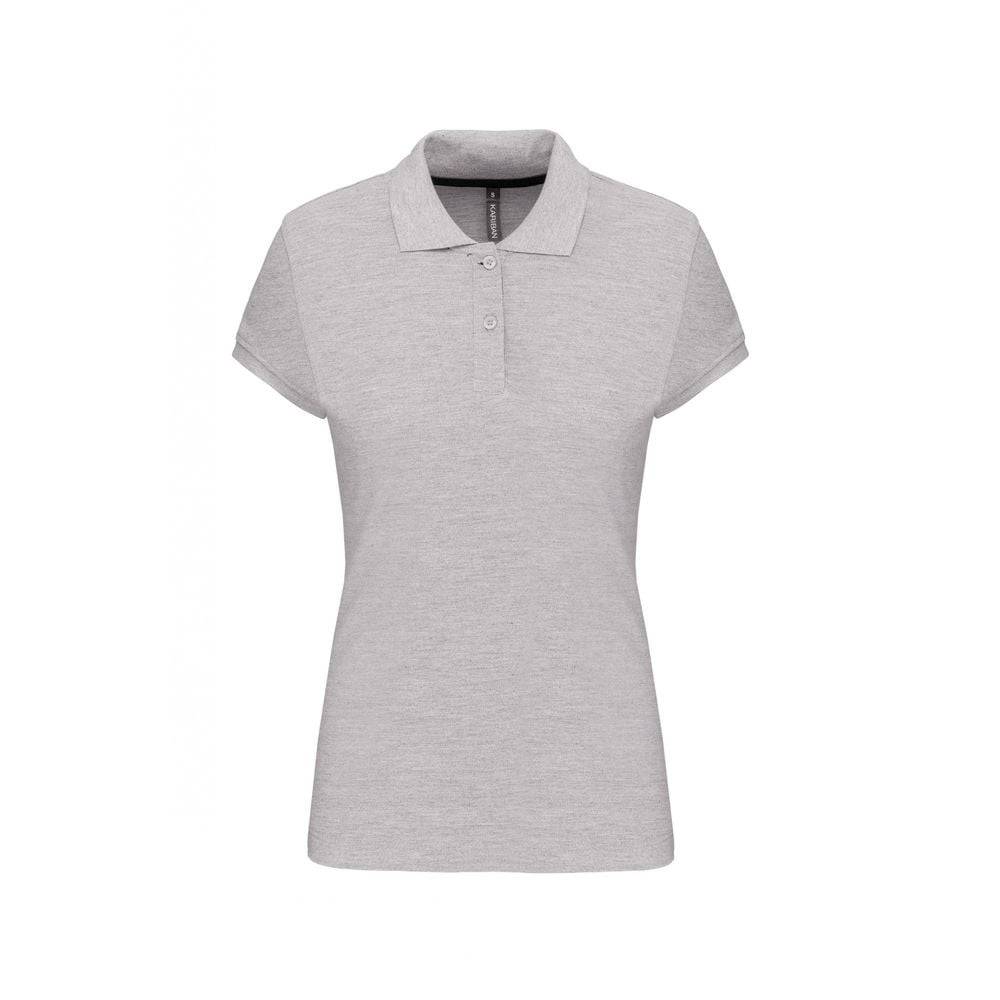 Polo de travail femme Kariban 100% coton Gris 3XL - Image 1