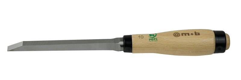 Bédane de menuisier manche bois PEFC – outil de précision pour le bois - Mondelin - Image 1