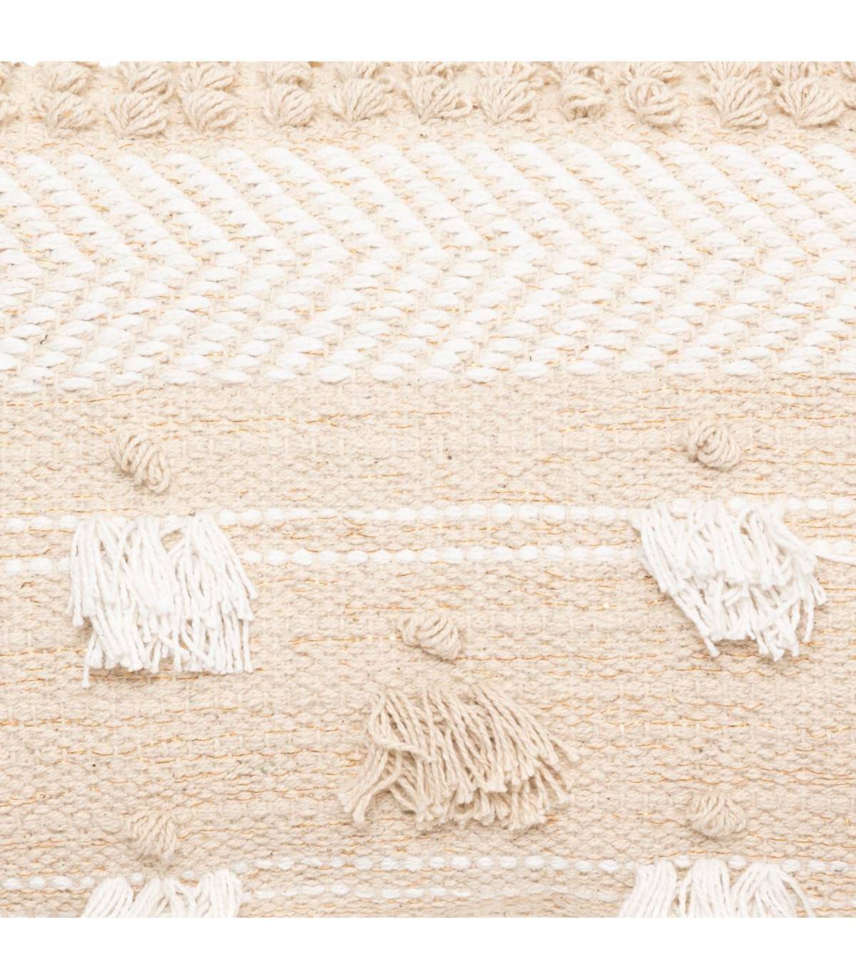 Coussin déhoussable Jacquard sable 30 x 50 cm - Imagen 3