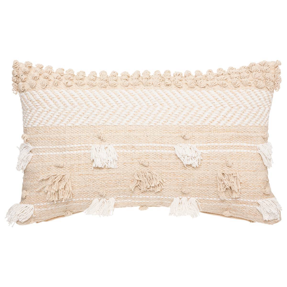 Atmosphera - Coussin "Sabbia" sable cuivré beige 30x50cm - Atmosphera Créateur d'intérieur - Imagen 1
