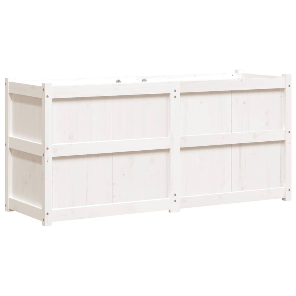 ComfortXL - Jardinière haute blanche en bois de pin pour potager surélevé 150x50x70 cm – ComfortXL Outdoor Living - Image 7