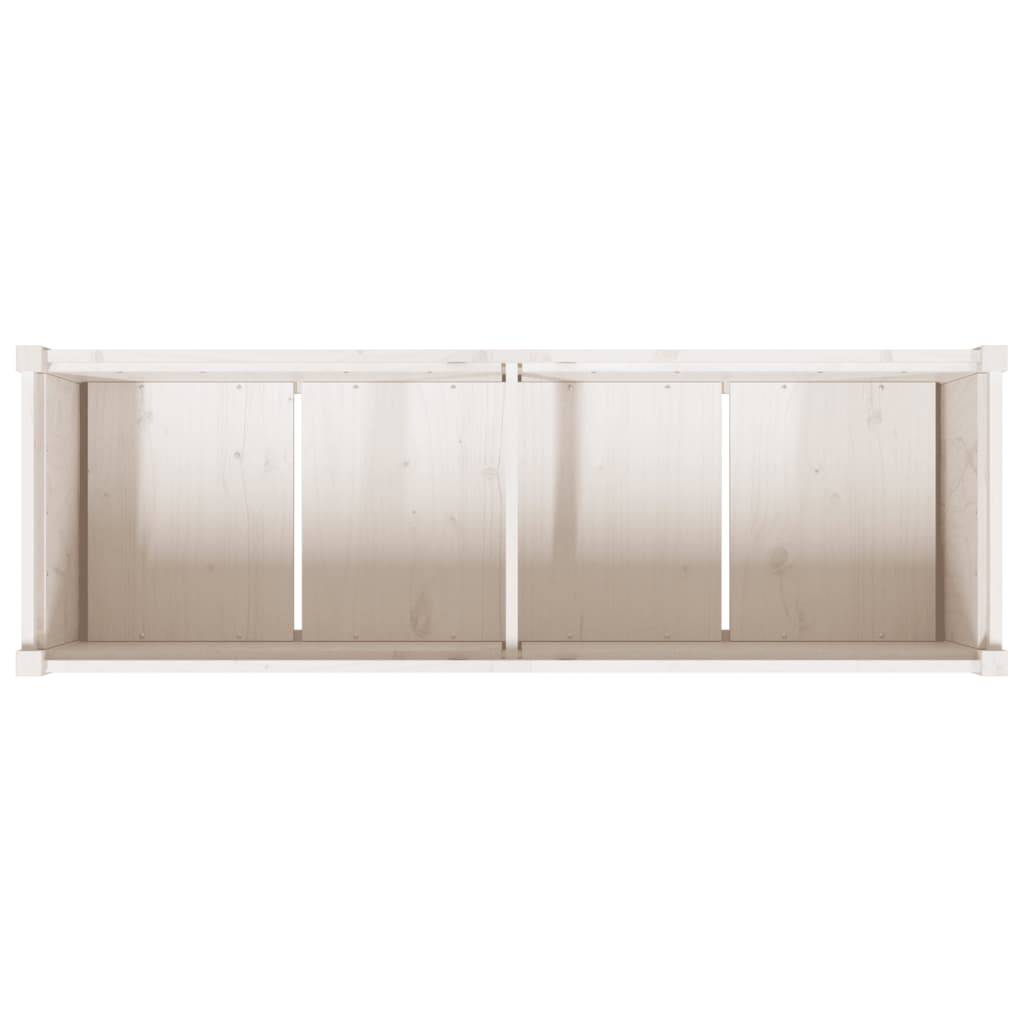 ComfortXL - Jardinière haute blanche en bois de pin pour potager surélevé 150x50x70 cm – ComfortXL Outdoor Living - Image 8