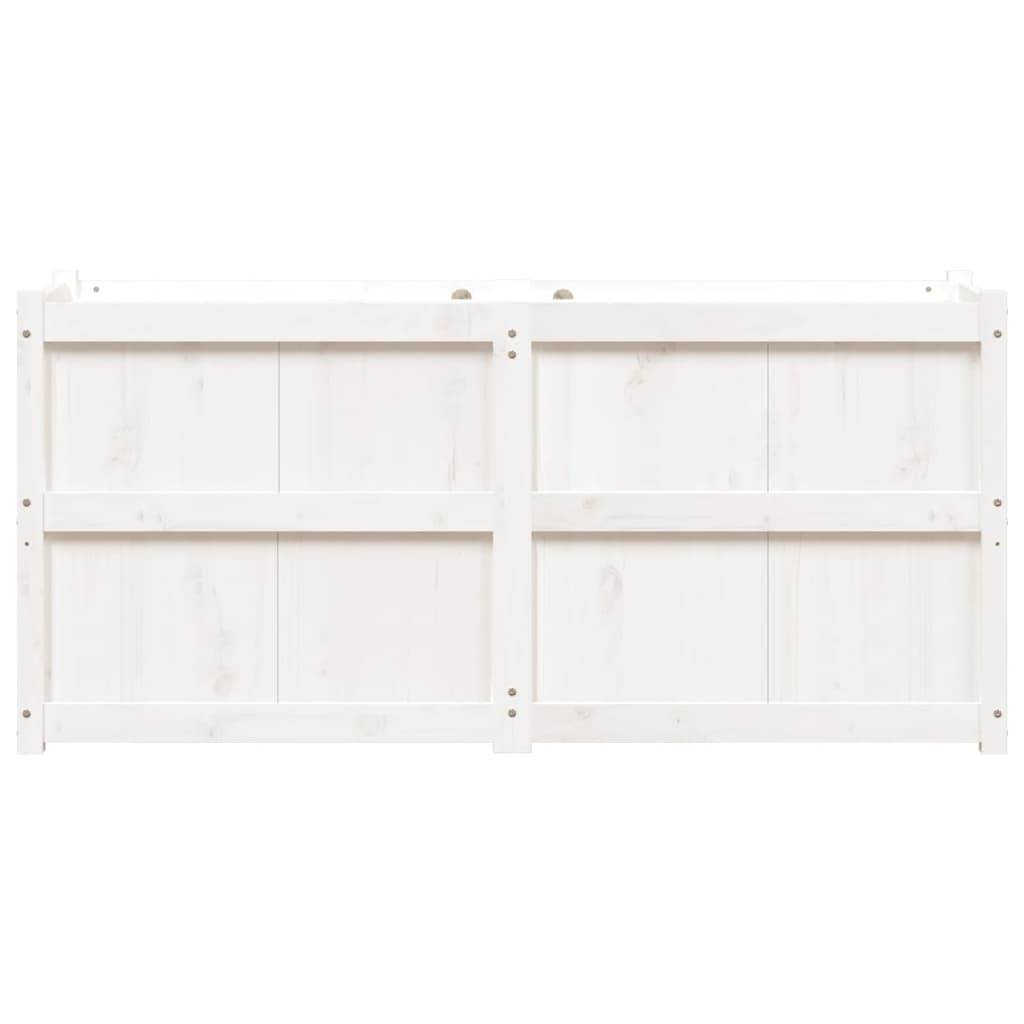 ComfortXL - Jardinière haute blanche en bois de pin pour potager surélevé 150x50x70 cm – ComfortXL Outdoor Living - Image 5