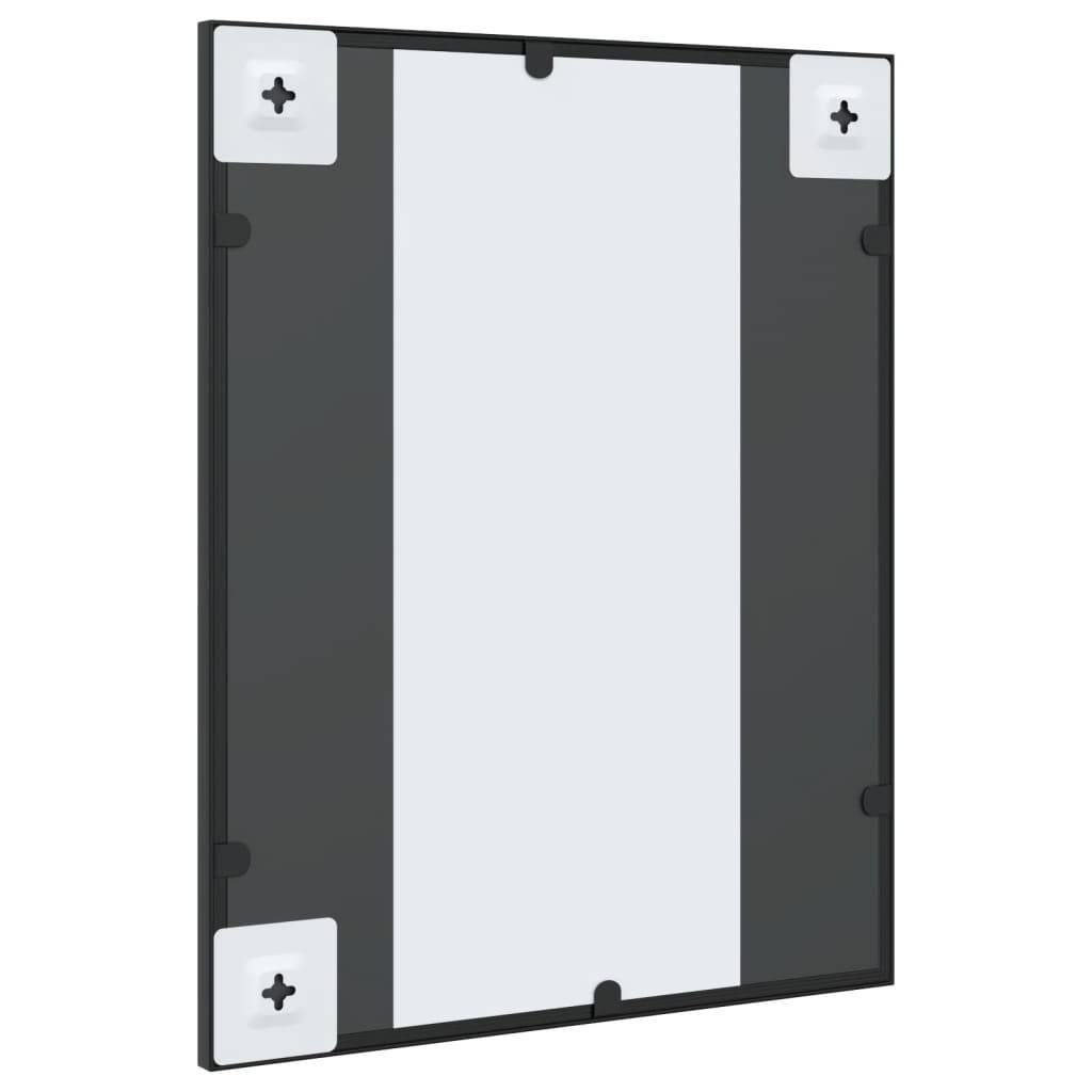 Maison Chic - Miroir mural - Miroir décoratif noir 40x50 cm rectangulaire fer - Image 5