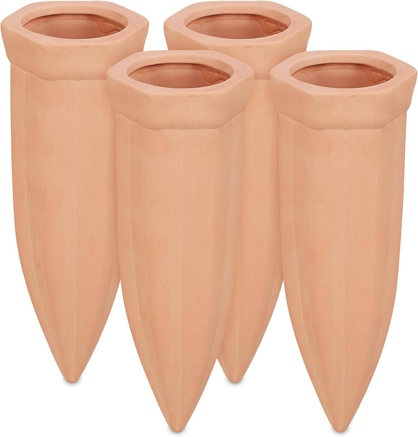 Set de 4 Cône D’arrosage en Argile - IntiMeg - Image 1