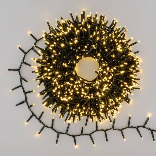 Lotti - Guirlande lumineuse Boa 20M D6cm 1000 mini LED blanc chaud multiflash 31V IP44 Lotti - Imagen 1