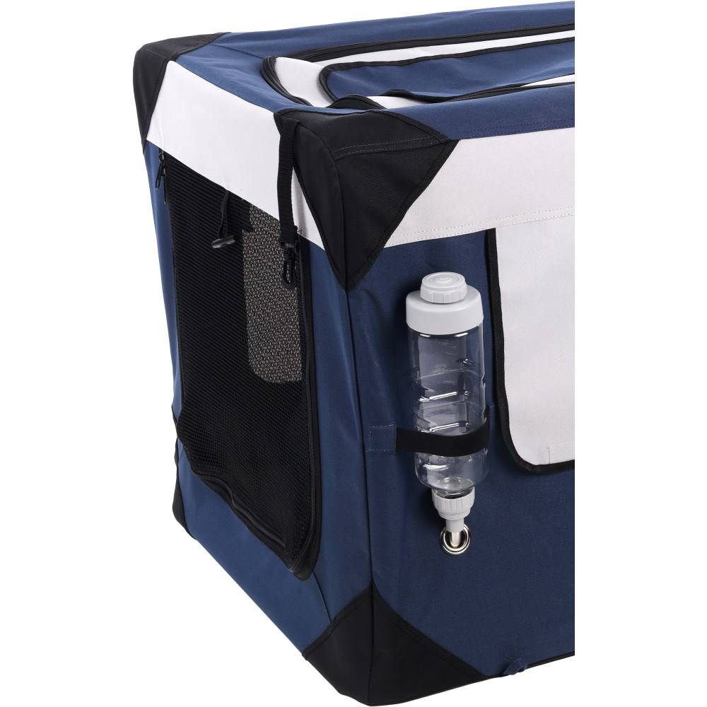 Cage de transport XS Geronimo Bleu 35 x 49.5 x H 35 cm pour chien max 7 kg - Image 4