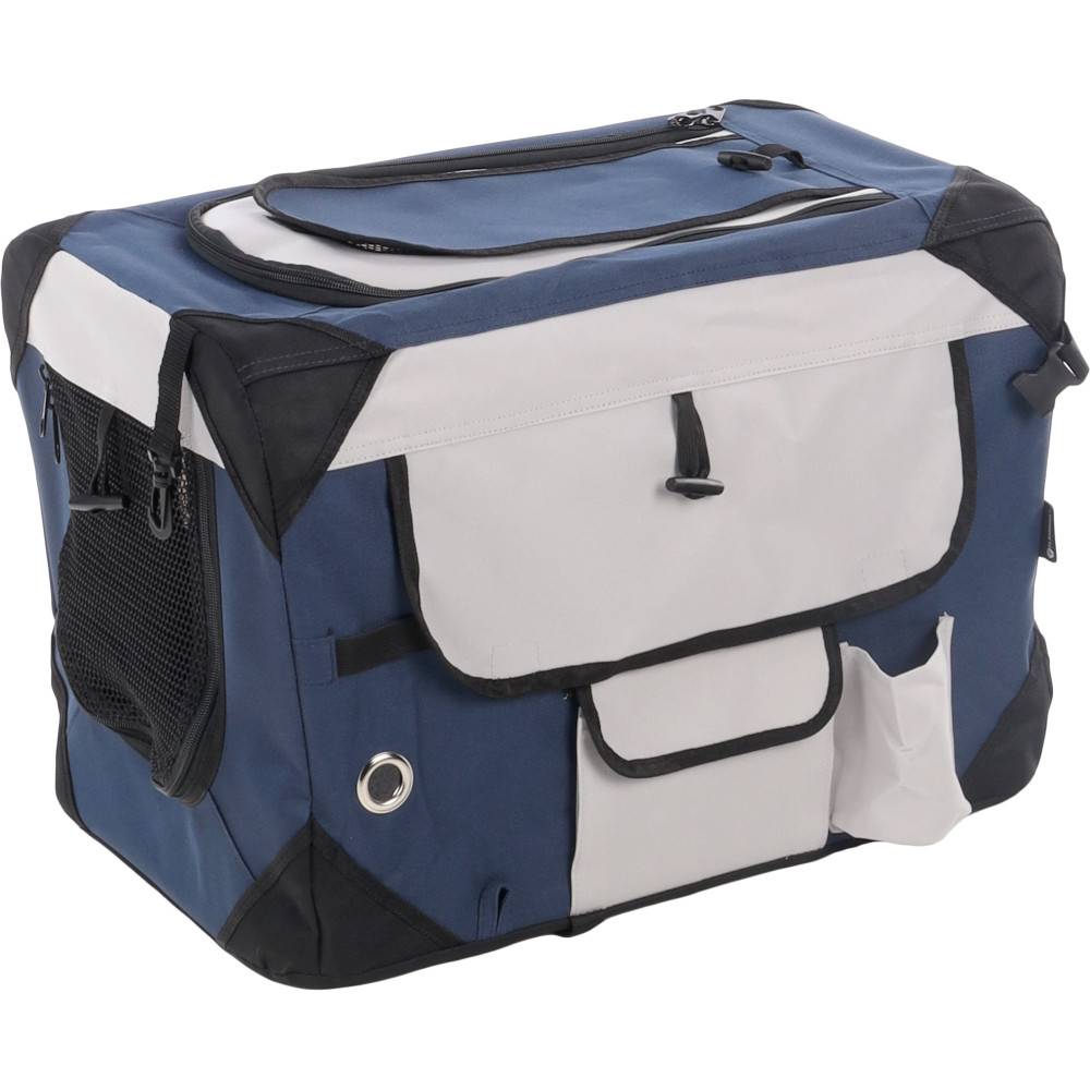 Cage de transport XS Geronimo Bleu 35 x 49.5 x H 35 cm pour chien max 7 kg - Image 5