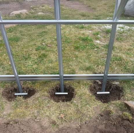 Serre KLASIKA Standard 5m2, 2,5m x 2m, 6 mm avec revêtement en polycarbonate (Avec 1 toit ouvrant automatique) - Image 6