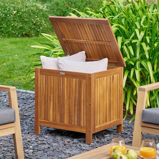 Hesperide - Coffre de rangement 100L beige acacia Hespéride - Image 1