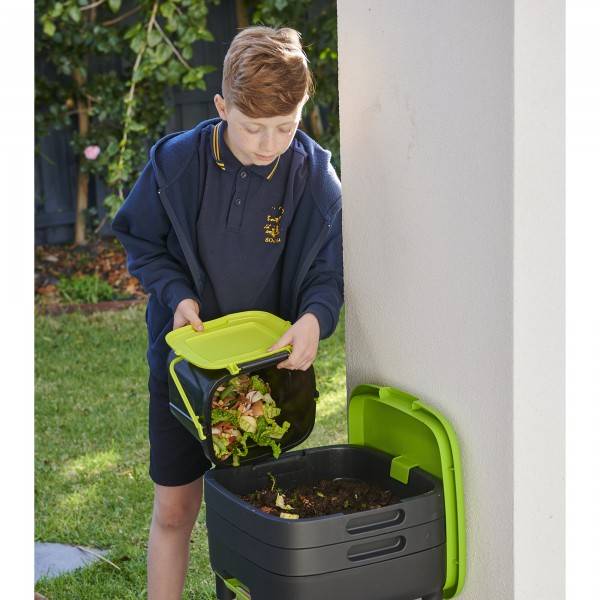 Ferme Du Moutta - Moutta | TinyWorm Design & Compact | Lombricomposteur 3 Plateaux | 250gr de vers de Compost | Kit Complet | Tiroir Coulissant | Pieds Plastique - Imagen 4
