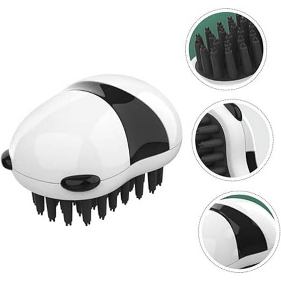 Brosse De Nettoyage Et Massage Pour Animaux De Compagnie Motif Panda Bain Chien - Image 4