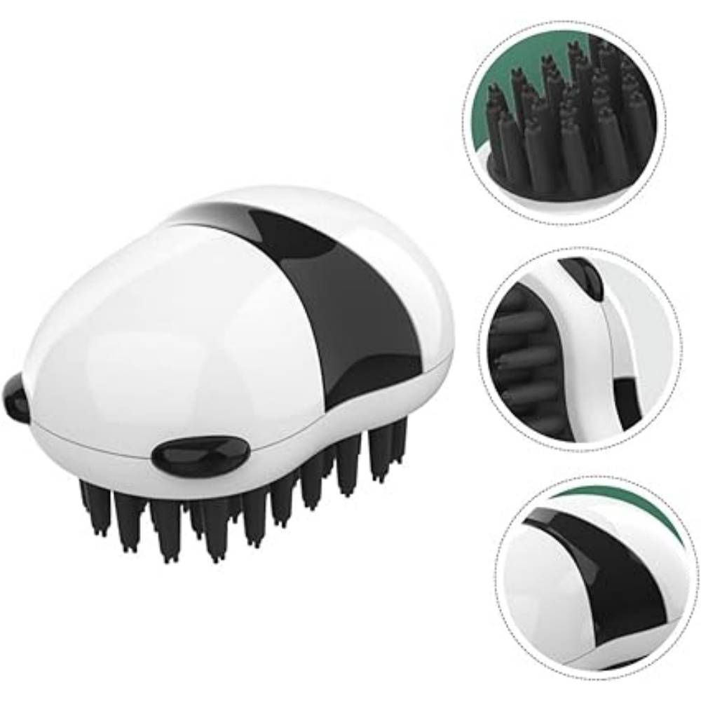 Brosse De Nettoyage Et Massage Pour Animaux De Compagnie Motif Panda Bain Chien - Image 4