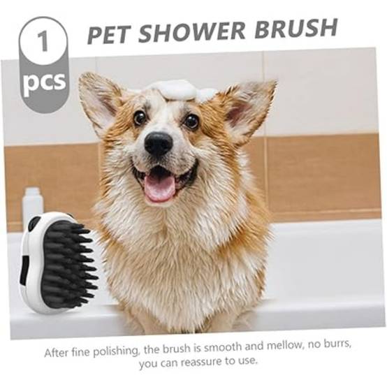 Brosse De Nettoyage Et Massage Pour Animaux De Compagnie Motif Panda Bain Chien - Image 2