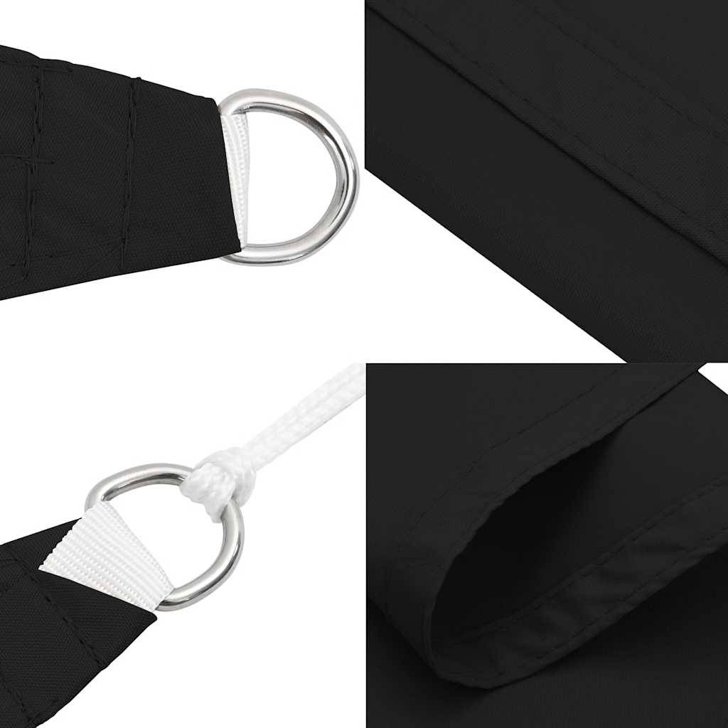 Voile de parasol tissu oxford noir 300 x 400 x 400 cm - PANGIVO - Image 6