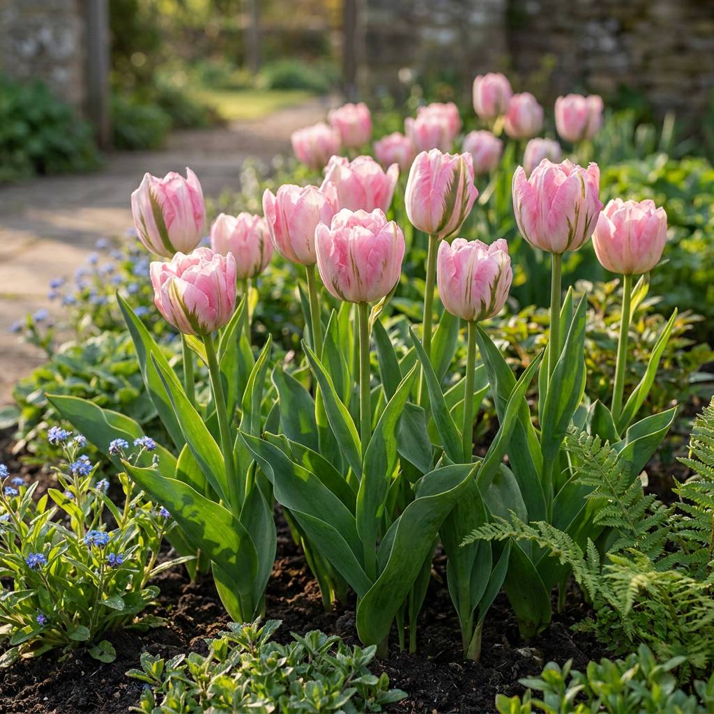 La Green Touch - Tulipe double rose - 12 bulbes - calibre 11/12 - Image 2