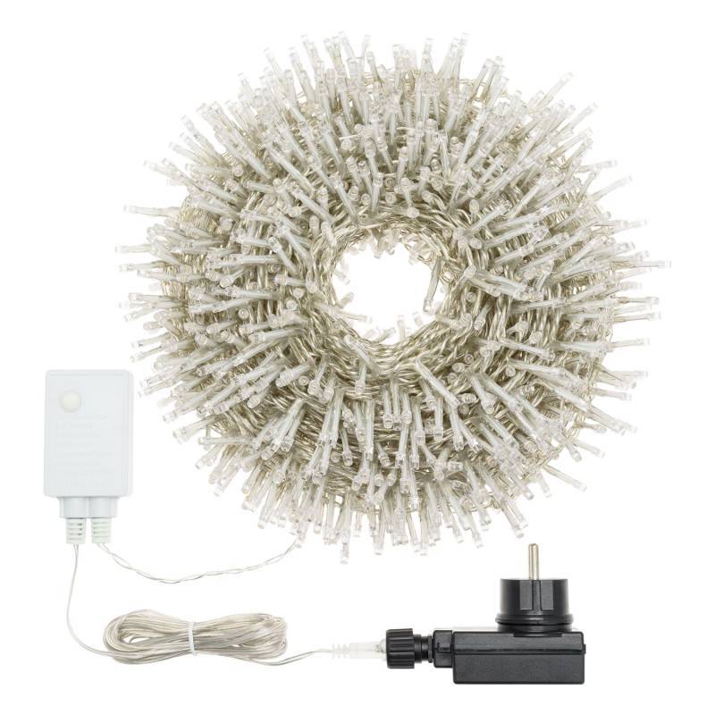 Lotti - Guirlande lumineuse 30m BOA D6cm 1500 LED ambré 8 programmes câble transparent Lotti - Imagen 8