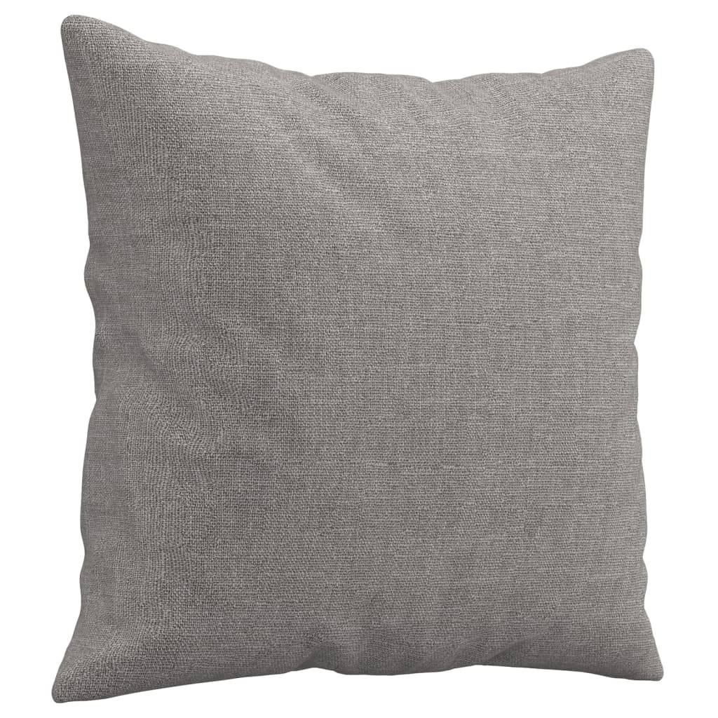 Lot de 2 coussins décoratifs gris 40 X 40 cm - Prolenta Premium - Image 3