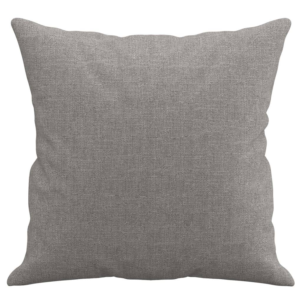 Lot de 2 coussins décoratifs gris 40 X 40 cm - Prolenta Premium - Image 4