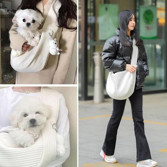 Sac de transport pour chat et chien - Capacité de charge jusqu'à 9 kg - Sangle de sécurité intégrée - Respirant et léger - Petit - Living123 - Image 4