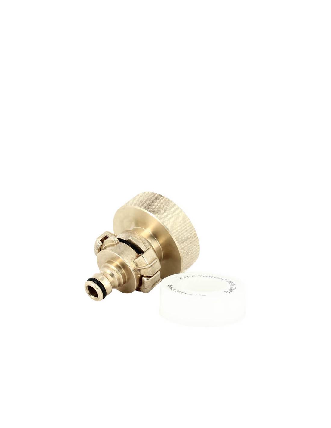 Raccord cuve S60X6 laiton - Raccord express avec sortie rapide - Imagen 3