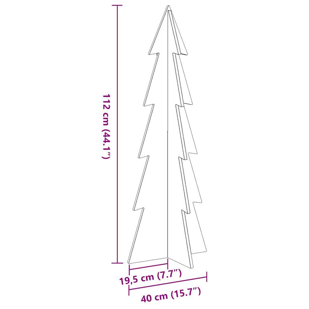 Grand Sapin de Noël en Bois Rustique Décoration Chalet Intérieur 112 cm – ComfortXL Outdoor Living - Image 8