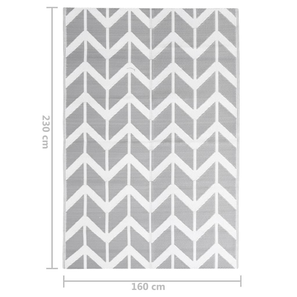 ComfortXL - Grand Tapis d'Extérieur Polypropylène Tissé pour Salon de Jardin Gris 160x230 cm – ComfortXL Outdoor Living - Image 7