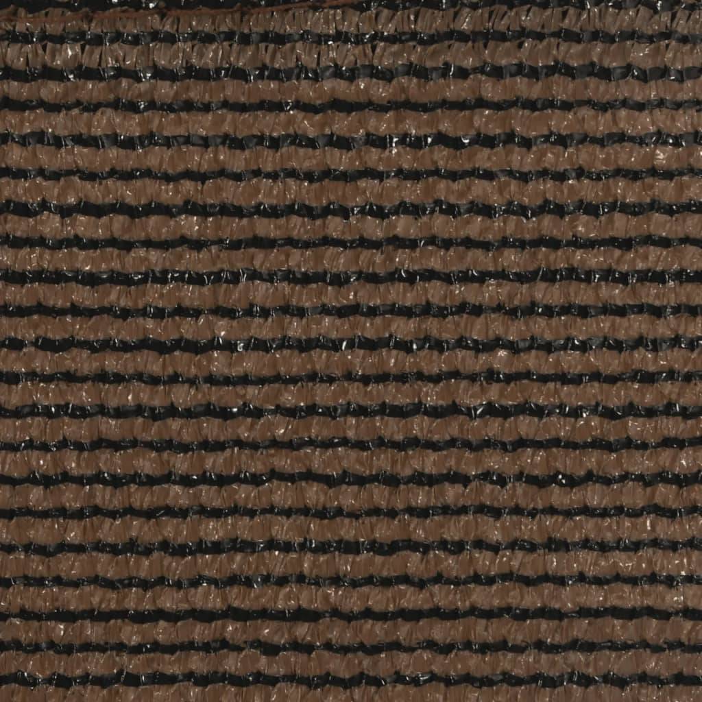 Voile d'ombrage PEHD marron 600 x 700 cm - PANGIVO - Image 8