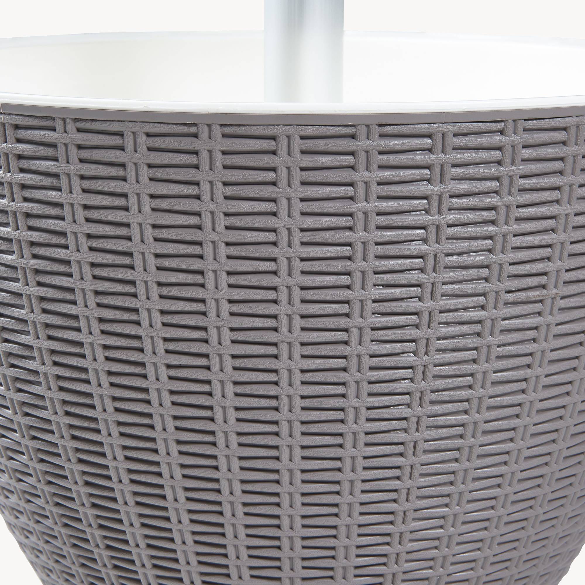 Casa.Pro - Table glacière Atessa capacité 30 L marron clair casa.pro - Imagen 9