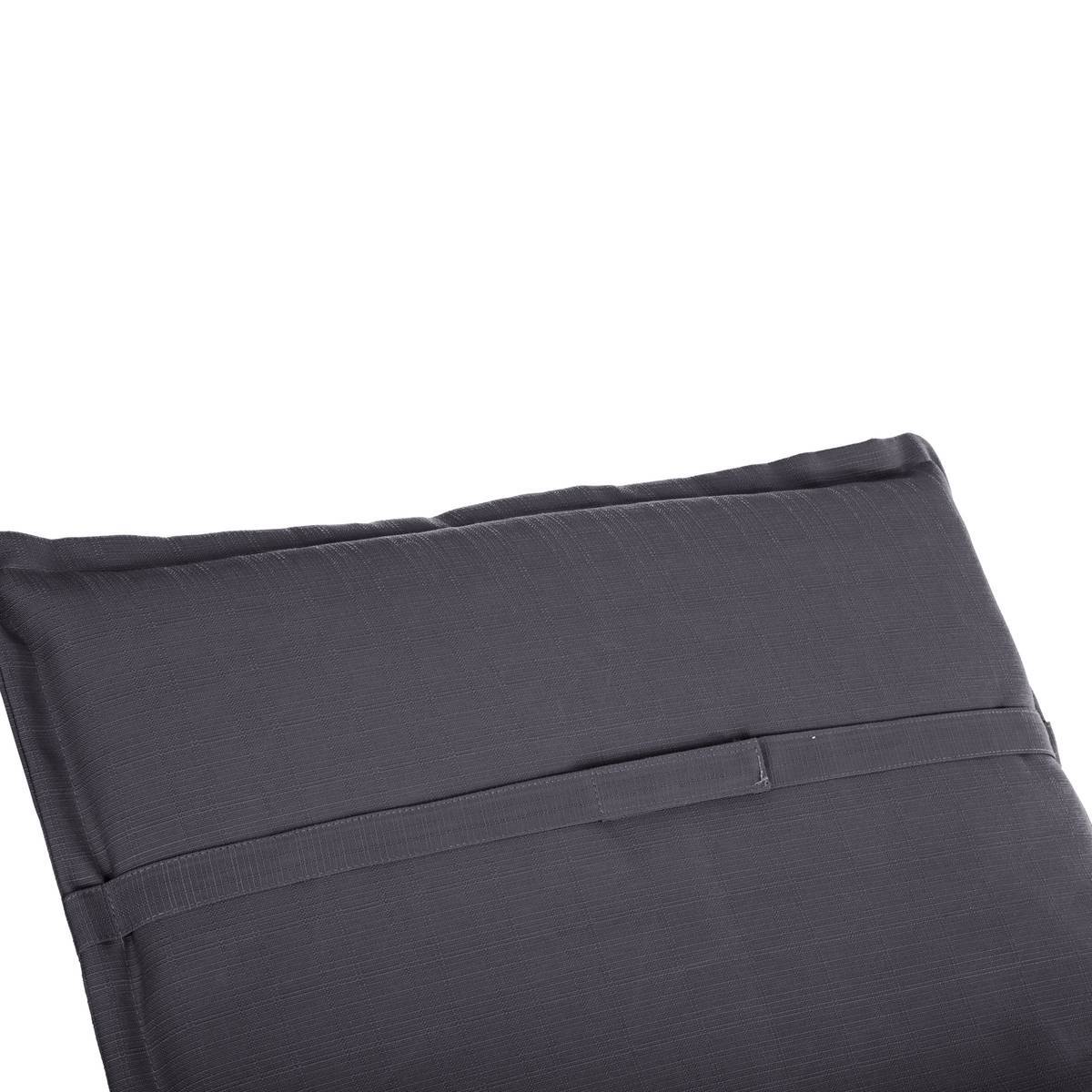 Hesperide - Coussin de transat "Korai" ardoise 190x60cm en polyester Hespéride - Image 3