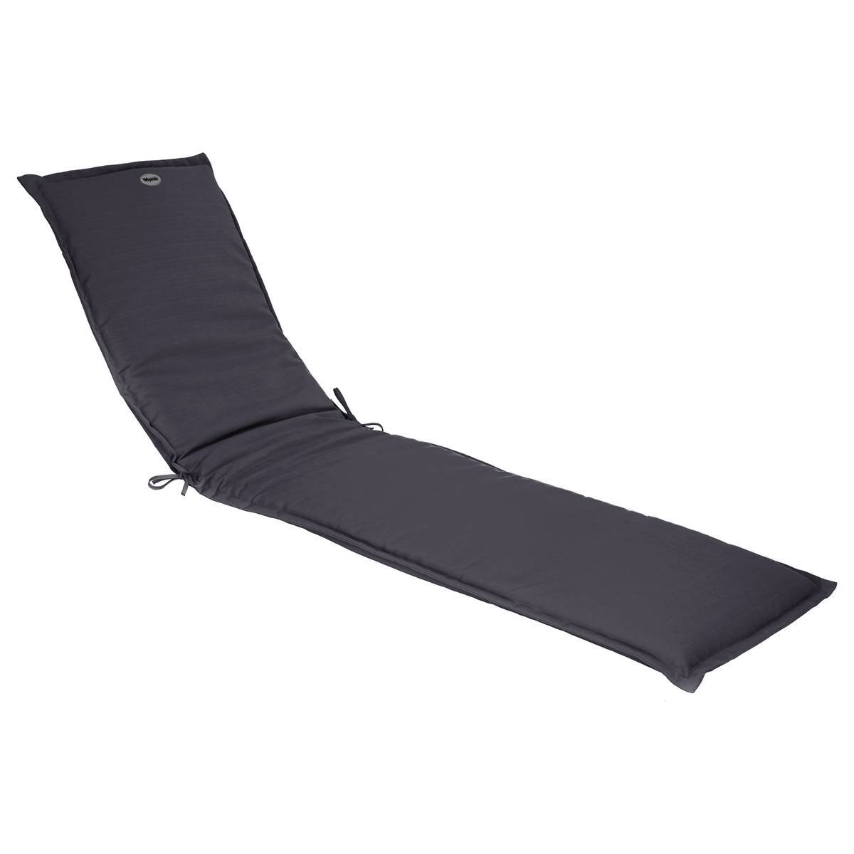 Hesperide - Coussin de transat "Korai" ardoise 190x60cm en polyester Hespéride - Image 1