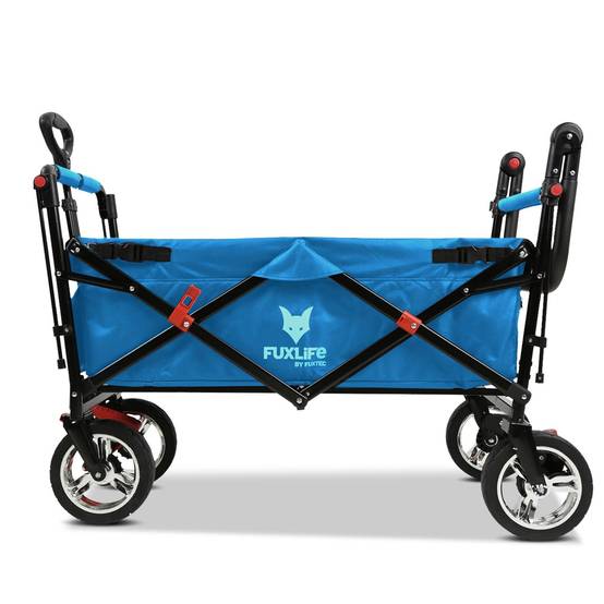 FUXLIFE FX-CT700 Chariot Pliable • Wagon de Transport Compact 75 kg • Grandes Roues • Camping & Jardin - Image 8
