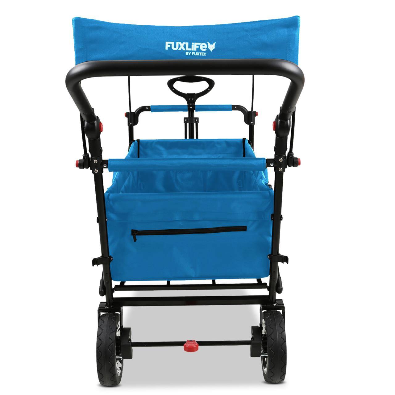 FUXLIFE FX-CT700 Chariot Pliable  • Wagon de Transport Compact 75 kg • Grandes Roues • Camping & Jardin - Image 7