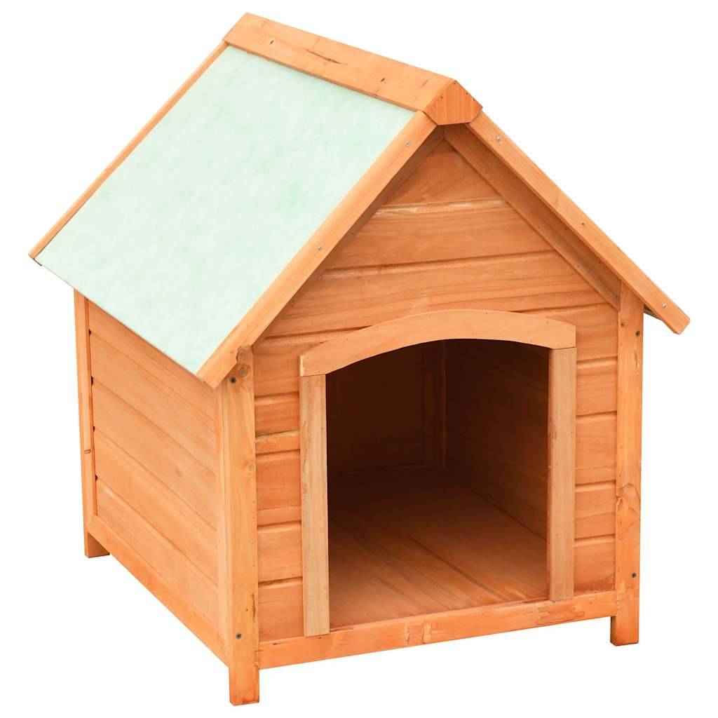 Vidaxl - Niche pour chiens Bois de pin et de sapin massif 72x85x82 cm vidaXL 170639 - Imagen 2