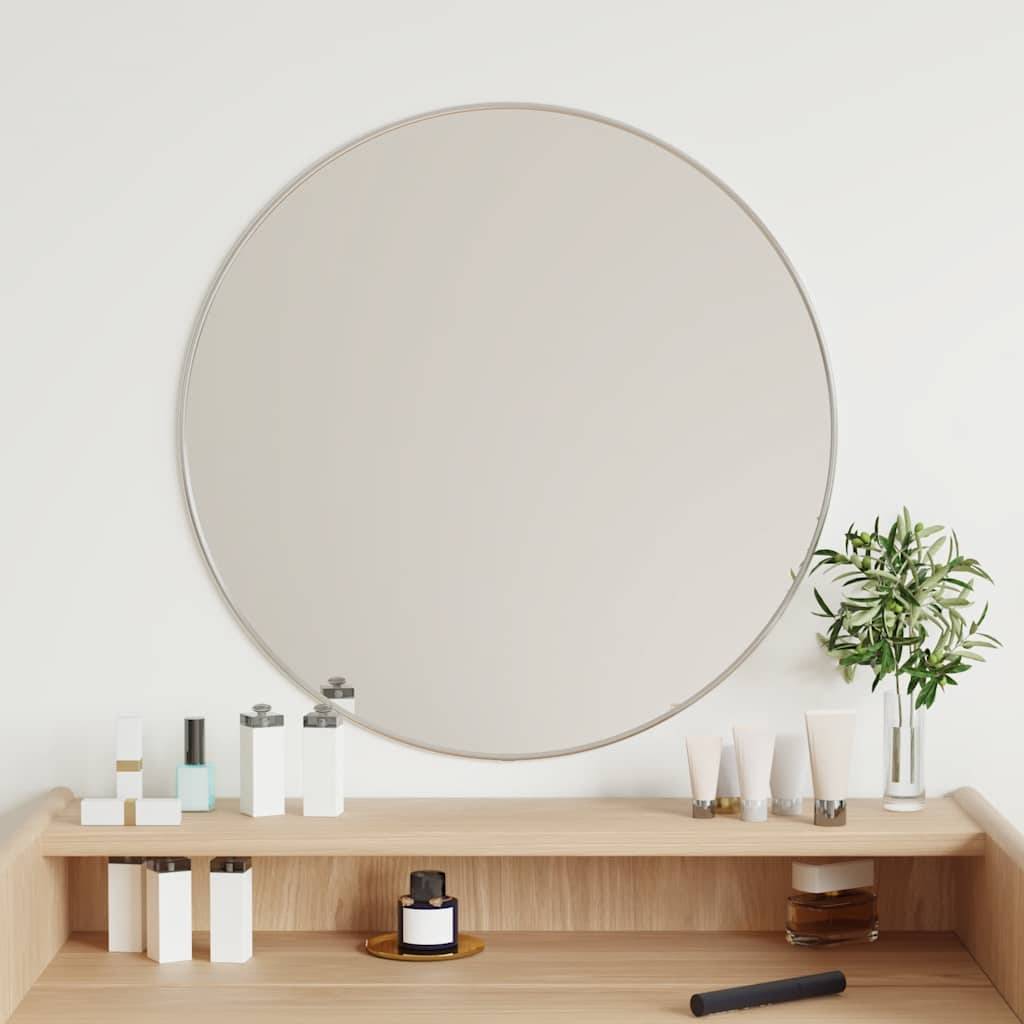 Maison Chic - Miroir mural Argenté Ø 60 cm Rond Maison Chic - Image 2