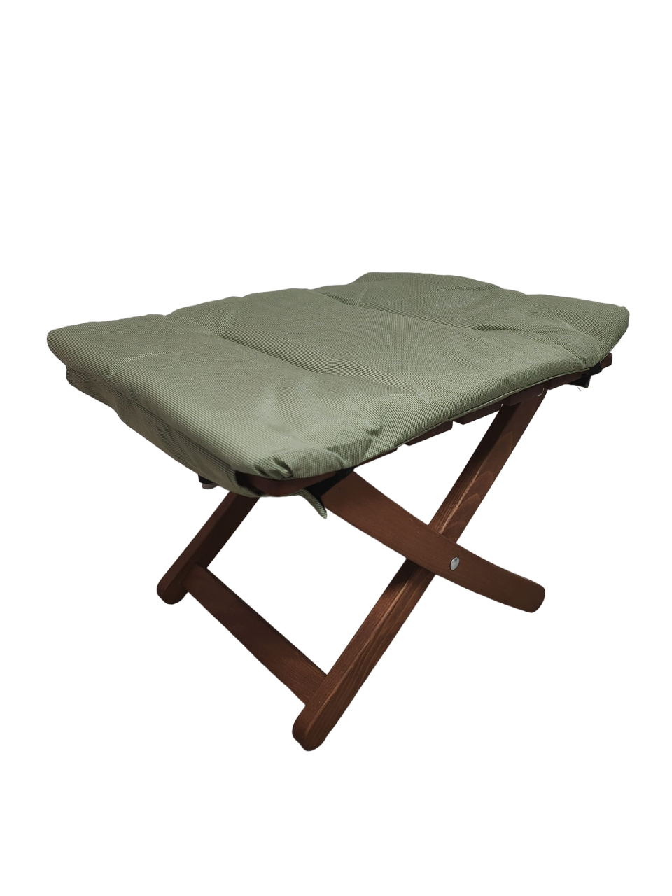 Fiam - Repose-Pieds MATTY SOFT Bois d'Hêtre Oléfine VERT SAUGE 46x51x37 cm FIAM