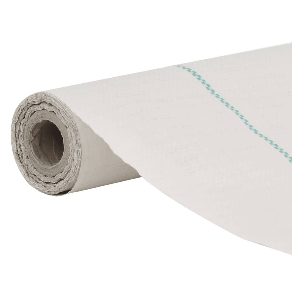 Toile de paillage Polypropylène grande largeur pour Jardin et Talus 4x25m Blanc - ComfortXL Outdoor Living - Image 3