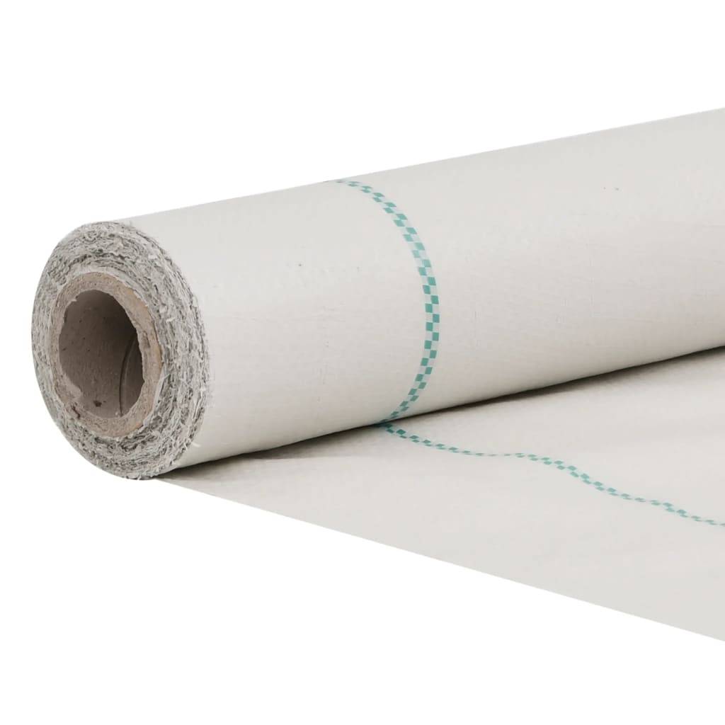 Toile de paillage Polypropylène grande largeur pour Jardin et Talus 4x25m Blanc - ComfortXL Outdoor Living - Image 4